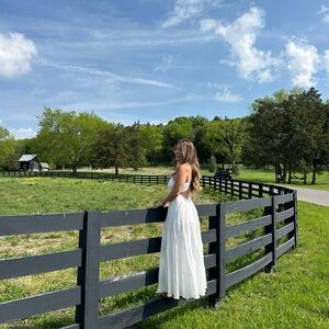 Shop Luna B White Maxi Dress